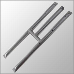 h-shaped burner