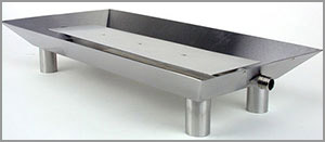Stainless Propane Burner with Round Legs