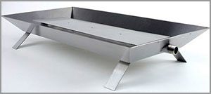 Stainless Propane Burner with Strap Legs